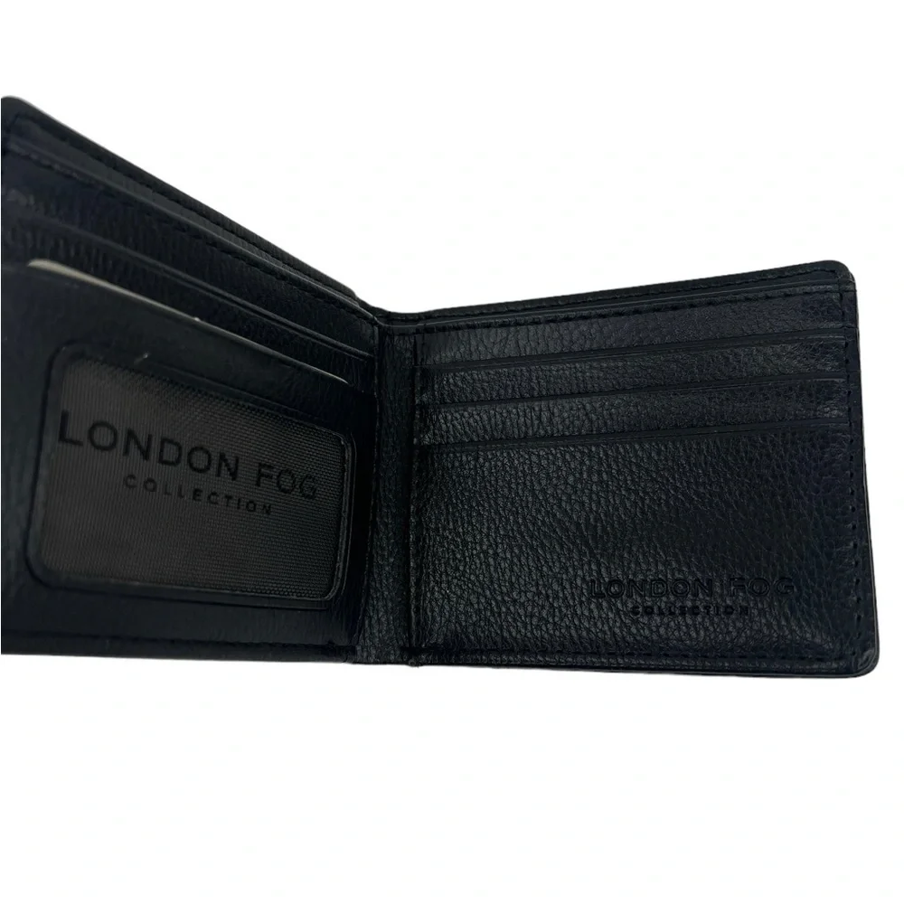 London Fog Collection Men’s Bifold Wallet With ID Window